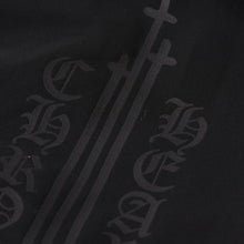 画像をギャラリービューアに読み込む, 極美品 CHROME HEARTS クロムハーツ リギンス ファブリック ナイロンコーチジャケット オールドイングリッシュフォント ブラック RS3 クロスボールボタン ドローコード シルバー925 Mサイズ 中古 4a004637