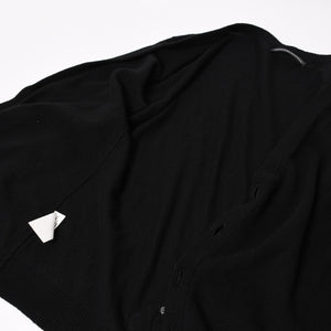 CHROME HEARTS クロムハーツ ニットカーディガン クロスボールボタン サイズM クロスパッチ カシミヤ ブラック シルバー925 美品 中古 4a004644