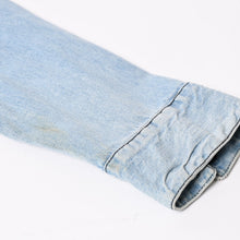 画像をギャラリービューアに読み込む, CHROME HEARTS クロムハーツ Y NOT Cross Ball Button LAST BITE Denim Shirt クロスボールボタン ライトブルー デニムシャツ Mサイズ シルバー925 良品 中古 4a004638