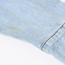 画像をギャラリービューアに読み込む, CHROME HEARTS クロムハーツ Y NOT Cross Ball Button LAST BITE Denim Shirt クロスボールボタン ライトブルー デニムシャツ Mサイズ シルバー925 良品 中古 4a004638