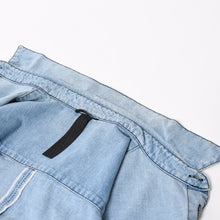 画像をギャラリービューアに読み込む, CHROME HEARTS クロムハーツ Y NOT Cross Ball Button LAST BITE Denim Shirt クロスボールボタン ライトブルー デニムシャツ Mサイズ シルバー925 良品 中古 4a004638