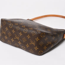 画像をギャラリービューアに読み込む, 極美品 LOUIS VUITTON ルイヴィトン ルーピングMM ワンショルダーバッグ M51146 モノグラム PVC レザー ブラウン ゴールド金具 中古 4a004678