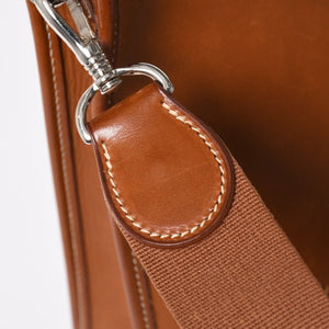 HERMES エルメス Evelyne I PM エヴリン アン PM ショルダーバッグ □D刻印 SV金具 ヴォーバレニア ゴールド 2000年製 美品 中古 4a004666