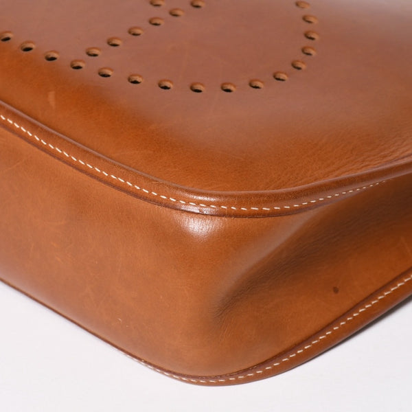 HERMES エルメス Evelyne I PM エヴリン アン PM ショルダーバッグ □D刻印 SV金具 ヴォーバレニア ゴールド 2000年製 美品 中古 4a004666