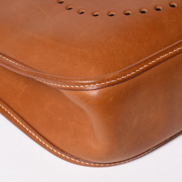 HERMES エルメス Evelyne I PM エヴリン アン PM ショルダーバッグ □D刻印 SV金具 ヴォーバレニア ゴールド 2000年製 美品 中古 4a004666