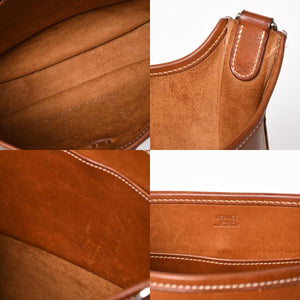 HERMES エルメス Evelyne I PM エヴリン アン PM ショルダーバッグ □D刻印 SV金具 ヴォーバレニア ゴールド 2000年製 美品 中古 4a004666