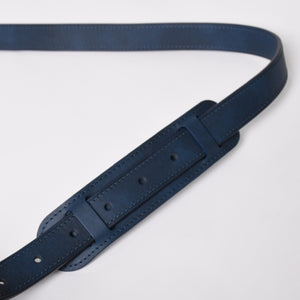 極美品 LOUIS VUITTON ルイヴィトン キーポル バンドリエール25 ハンドバッグ M14681 モノグラム ヘリテージ ブルー 中古 4a004659