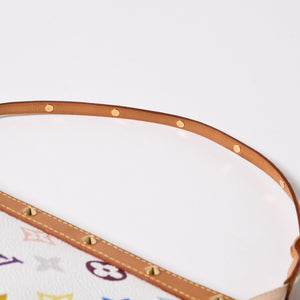Very Good Condition LOUIS VUITTON Pochette Accessory Pouch M92649 Monogram Multicolor Takashi Murakami Used 4a004660