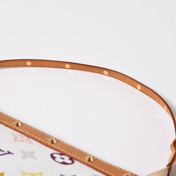 Very Good Condition LOUIS VUITTON Pochette Accessory Pouch M92649 Monogram Multicolor Takashi Murakami Used 4a004660