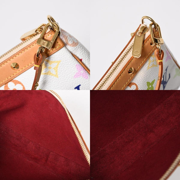 Very Good Condition LOUIS VUITTON Pochette Accessory Pouch M92649 Monogram Multicolor Takashi Murakami Used 4a004660