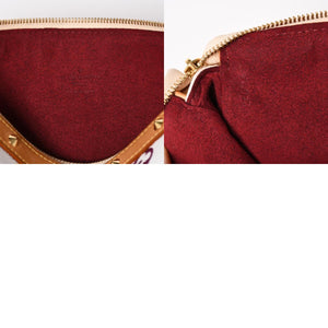 Very Good Condition LOUIS VUITTON Pochette Accessory Pouch M92649 Monogram Multicolor Takashi Murakami Used 4a004660