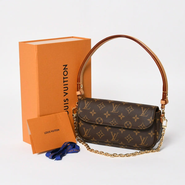 New and unused LOUIS VUITTON Wallet on Chain Ivy One Shoulder Bag M81911 Monogram Brown Used 4a004670