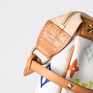 Very Good Condition LOUIS VUITTON Pochette Accessory Pouch M92649 Monogram Multicolor Takashi Murakami Used 4a004660