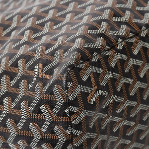 Very Good Condition GOYARD Saint Louis PM Saint Louis PM Tote Bag STLCROPMLTY01CL01P PVC Leather Black Used 4a004662
