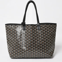 画像をギャラリービューアに読み込む, 極美品 GOYARD ゴヤール Saint Louis PM サンルイ PM トートバッグ STLCROPMLTY01CL01P PVC レザー ブラック 中古 4a004662