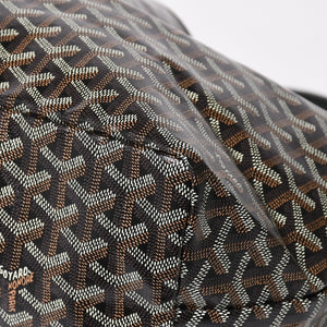 新品未使用 GOYARD ゴヤール Saint Louis PM サンルイ PM トートバッグ STLCROPMLTY01CL01P PVC レザー ブラック 中古 4a004688