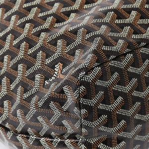 新品未使用 GOYARD ゴヤール Saint Louis PM サンルイ PM トートバッグ STLCROPMLTY01CL01P PVC レザー ブラック 中古 4a004688