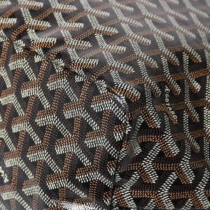 新品未使用 GOYARD ゴヤール Saint Louis PM サンルイ PM トートバッグ STLCROPMLTY01CL01P PVC レザー ブラック 中古 4a004688