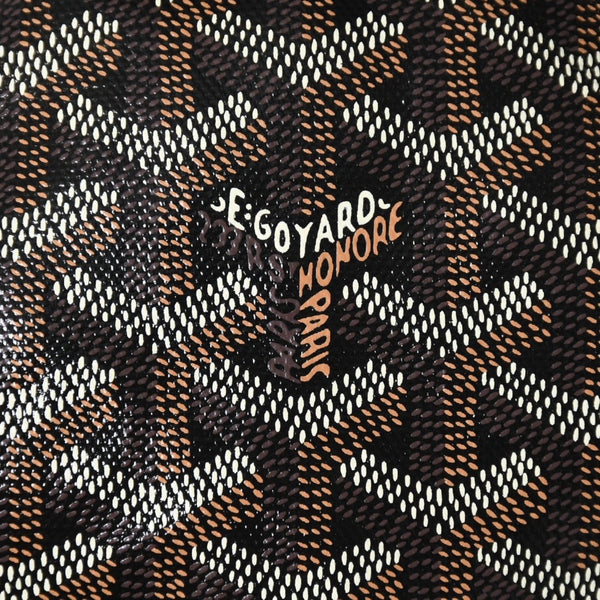 新品未使用 GOYARD ゴヤール Saint Louis PM サンルイ PM トートバッグ STLCROPMLTY01CL01P PVC レザー ブラック 中古 4a004688