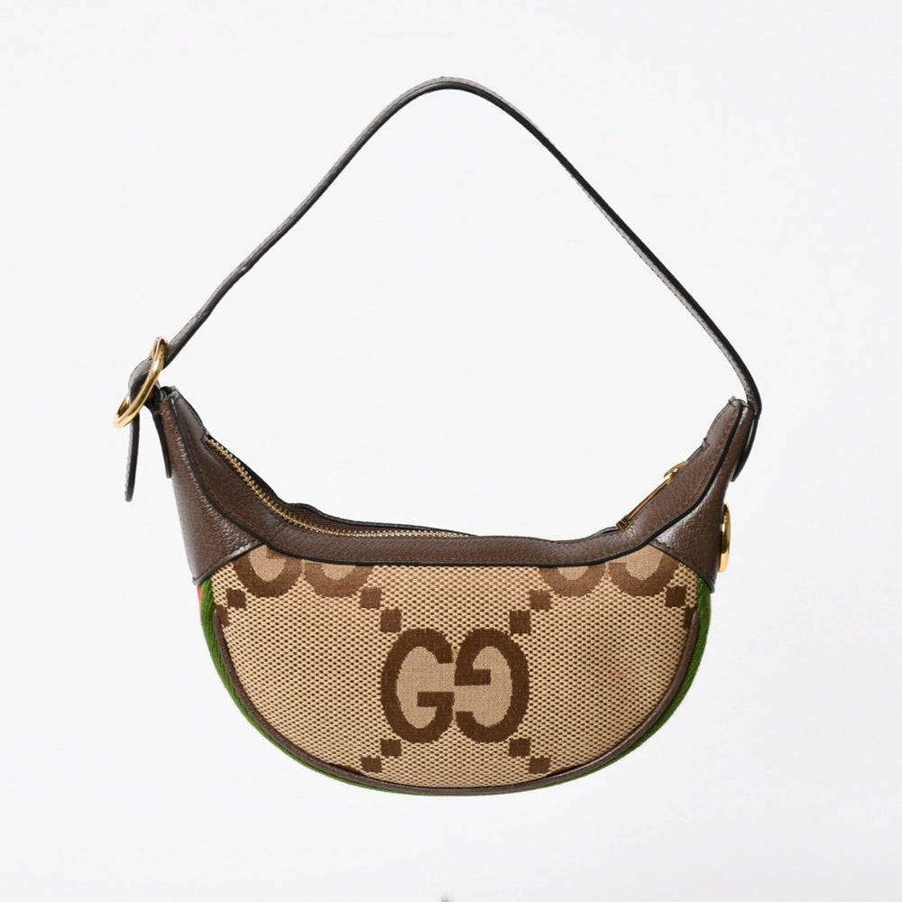 極美品 GUCCI グッチ オフィディア ミニワンショルダーバッグ 658551 ジャンボGG シェリーライン ゴールド金具 中古 4a004674