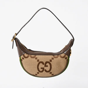 極美品 GUCCI グッチ オフィディア ミニワンショルダーバッグ 658551 ジャンボGG シェリーライン ゴールド金具 中古 4a004674