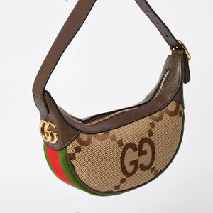 極美品 GUCCI グッチ オフィディア ミニワンショルダーバッグ 658551 ジャンボGG シェリーライン ゴールド金具 中古 4a004674