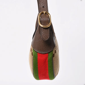 極美品 GUCCI グッチ オフィディア ミニワンショルダーバッグ 658551 ジャンボGG シェリーライン ゴールド金具 中古 4a004674