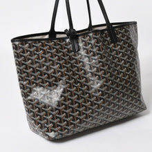 画像をギャラリービューアに読み込む, 極美品 GOYARD ゴヤール Saint Louis PM サンルイ PM トートバッグ STLCROPMLTY01CL01P PVC レザー ブラック 中古 4a004662