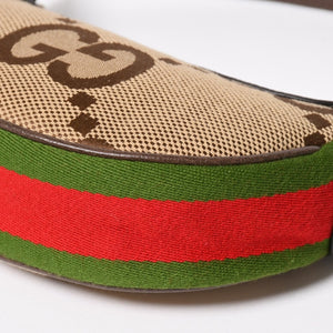 極美品 GUCCI グッチ オフィディア ミニワンショルダーバッグ 658551 ジャンボGG シェリーライン ゴールド金具 中古 4a004674