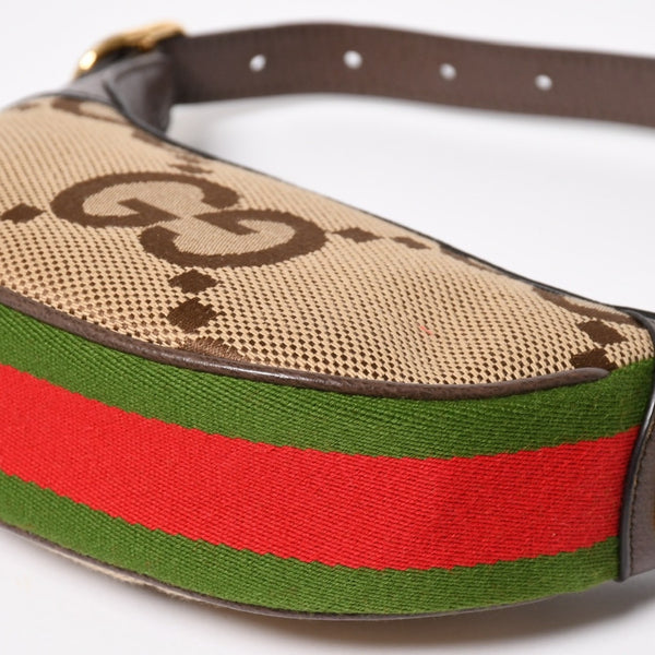 極美品 GUCCI グッチ オフィディア ミニワンショルダーバッグ 658551 ジャンボGG シェリーライン ゴールド金具 中古 4a004674