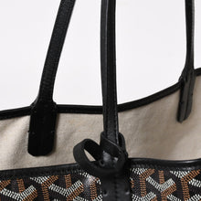 画像をギャラリービューアに読み込む, 極美品 GOYARD ゴヤール Saint Louis PM サンルイ PM トートバッグ STLCROPMLTY01CL01P PVC レザー ブラック 中古 4a004662
