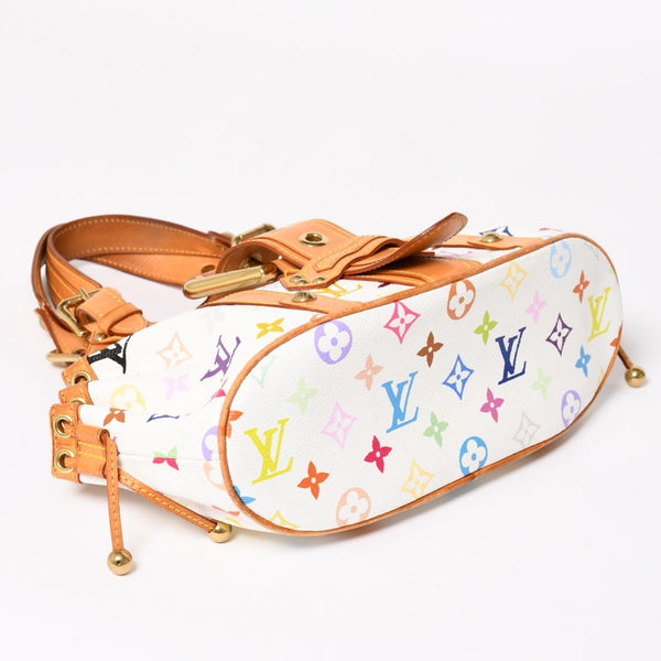 LOUIS VUITTON Teda PM Handbag M92348 Monogram Multicolor White Takashi Murakami Good Condition Used 4a004677