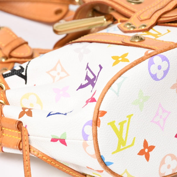 LOUIS VUITTON Teda PM Handbag M92348 Monogram Multicolor White Takashi Murakami Good Condition Used 4a004677