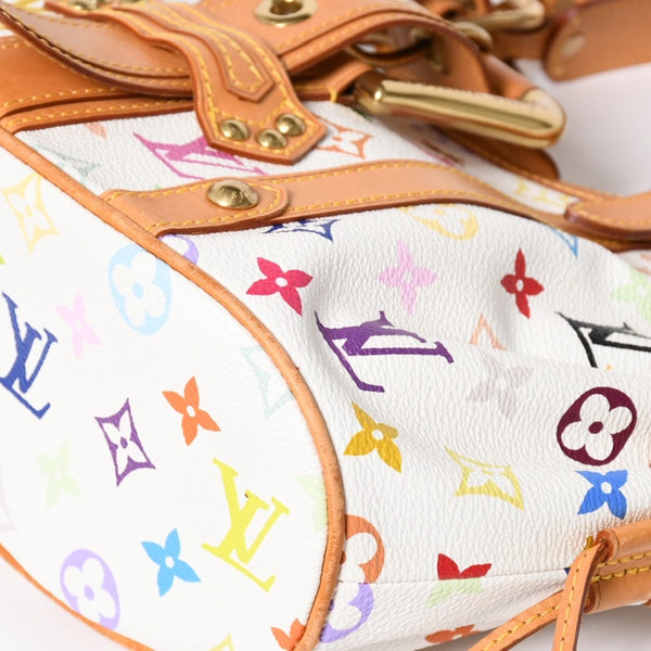 LOUIS VUITTON Teda PM Handbag M92348 Monogram Multicolor White Takashi Murakami Good Condition Used 4a004677