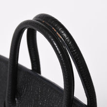 画像をギャラリービューアに読み込む, 極美品 エルメス HERMES オータクロア 32 ハンドバッグ シェーブル ブラック シルバー金具 レディース □K刻印 中古 4a004664