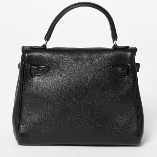極美品 HERMES エルメス ケリードール 黒 ブラックハンドバッグ 2000年限定 中古 4a004792