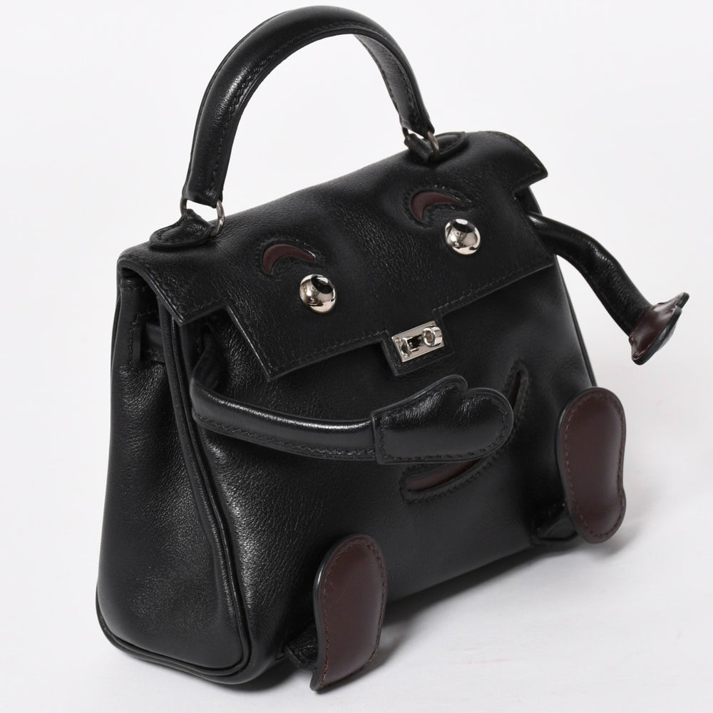 Very good condition HERMES Kelly Doll black black handbag 2000 limited used 4a004792