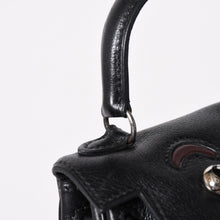Load image into Gallery viewer, 極美品 HERMES エルメス ケリードール 黒 ブラックハンドバッグ 2000年限定 中古 4a004792