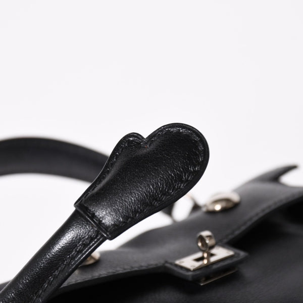 極美品 HERMES エルメス ケリードール 黒 ブラックハンドバッグ 2000年限定 中古 4a004792