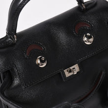 Load image into Gallery viewer, 極美品 HERMES エルメス ケリードール 黒 ブラックハンドバッグ 2000年限定 中古 4a004792