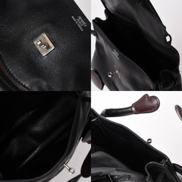 極美品 HERMES エルメス ケリードール 黒 ブラックハンドバッグ 2000年限定 中古 4a004792