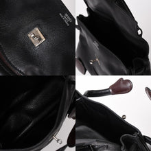 Load image into Gallery viewer, 極美品 HERMES エルメス ケリードール 黒 ブラックハンドバッグ 2000年限定 中古 4a004792