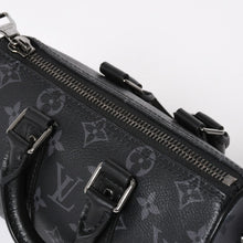 画像をギャラリービューアに読み込む, 極美品 LOUIS VUITTON ルイヴィトン ハンドバッグ ショルダーバッグ キーポルXS 2WAY ブラック グレー M45947 中古 4a004671