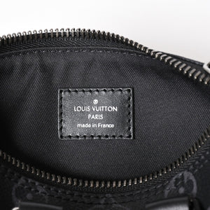 極美品 LOUIS VUITTON ルイヴィトン ハンドバッグ ショルダーバッグ キーポルXS 2WAY ブラック グレー M45947 中古 4a004671