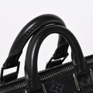 極美品 LOUIS VUITTON ルイヴィトン ハンドバッグ ショルダーバッグ キーポルXS 2WAY ブラック グレー M45947 中古 4a004671