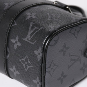 極美品 LOUIS VUITTON ルイヴィトン ハンドバッグ ショルダーバッグ キーポルXS 2WAY ブラック グレー M45947 中古 4a004671