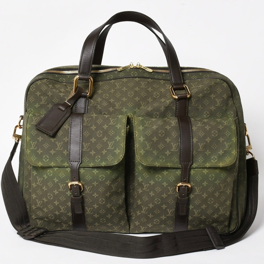 LOUIS VUITTON ルイヴィトン モノグラムミニ クロディーヌ TSTカーキ M42332 2WAY ハンドバッグ ショルダーバッグ 美品 中古 4a004683