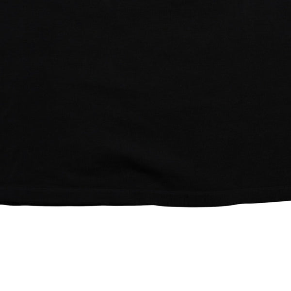 CHANEL Knit Short Sleeve Tops Knit T-shirt P21671V01329 Size 42 Coco Mark Cotton Black Good Condition Used 4a004812
