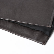 Load image into Gallery viewer, LOEWE ロエベ シングルブレスト レザーロングコート S540Y18L61 ブラウン ラムナッパレザー アウター 32サイズ スペイン製 美品 中古 4a004695