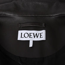 Load image into Gallery viewer, LOEWE ロエベ シングルブレスト レザーロングコート S540Y18L61 ブラウン ラムナッパレザー アウター 32サイズ スペイン製 美品 中古 4a004695